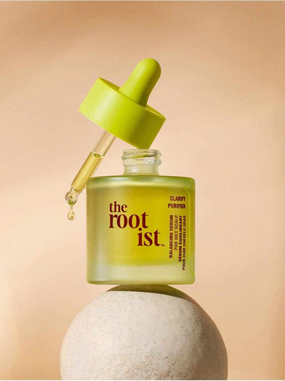 the rootist Clarify Purifier Balancing Serum - Bright Green Bottle